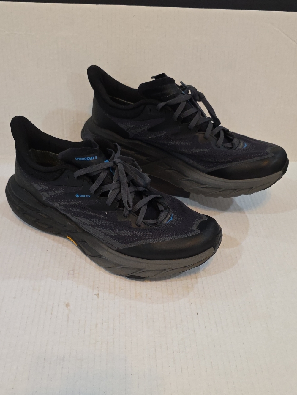 Hoka SpeedGoat 5 Gore-Tex Men's Black/Grey Trail Running Shoes Size 12 D